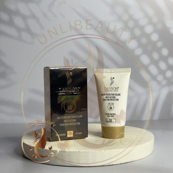 کرم ضد آفتاب لانسون SPF50+ محافظت در برابر UVA و UVB برای انواع پوست