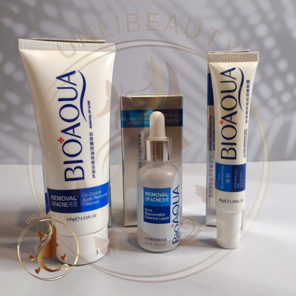 پک کامل ضد جوش بیوآکوا پک ضد جوش بیوآکوا شامل فوم، سرم و کرم برای درمان و کنترل جوشها