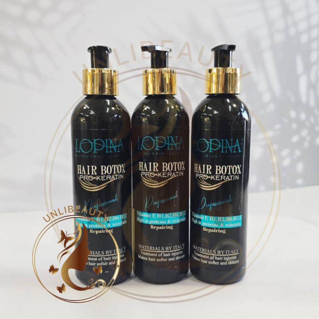 بوتاکس مو پرو کراتینه لوپینا ۲۵۰ میل برای ترمیم و تقویت موهای آسیب دیده