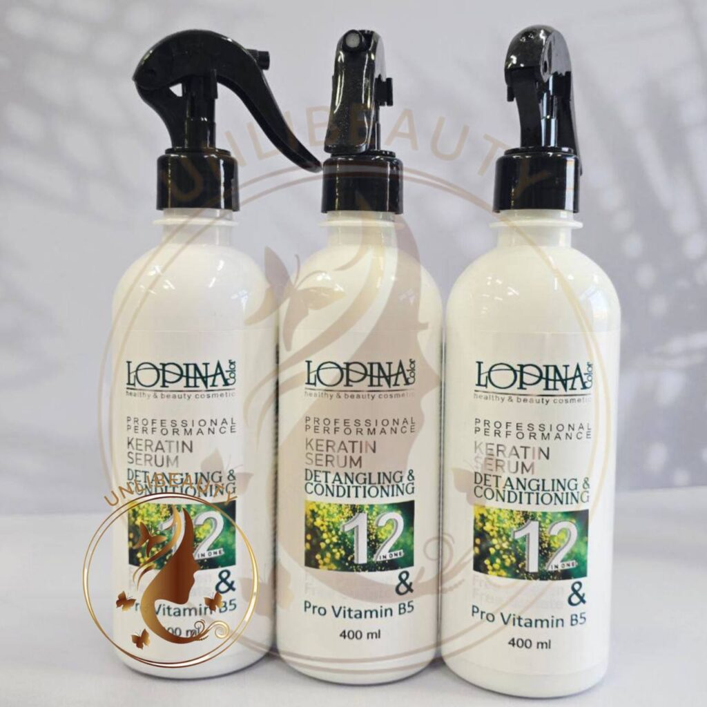 اسپری احیاکننده ۱۲ کاره لوپینا حجم ۴۰۰ میلی لیتر – آبرسان و براق‌کننده مو بدون نیاز به آبکشی